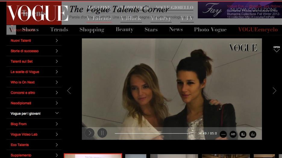 On Vogue Site