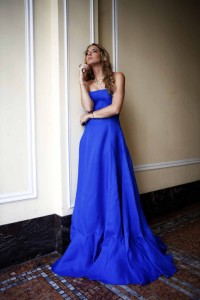 blu cina long dress