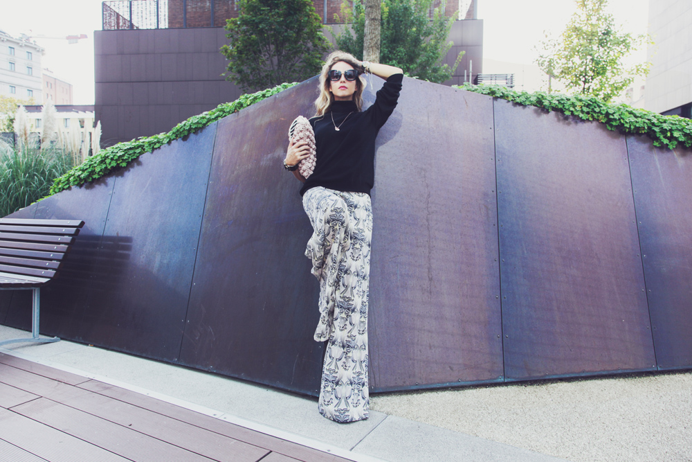 how to style palazzo pants