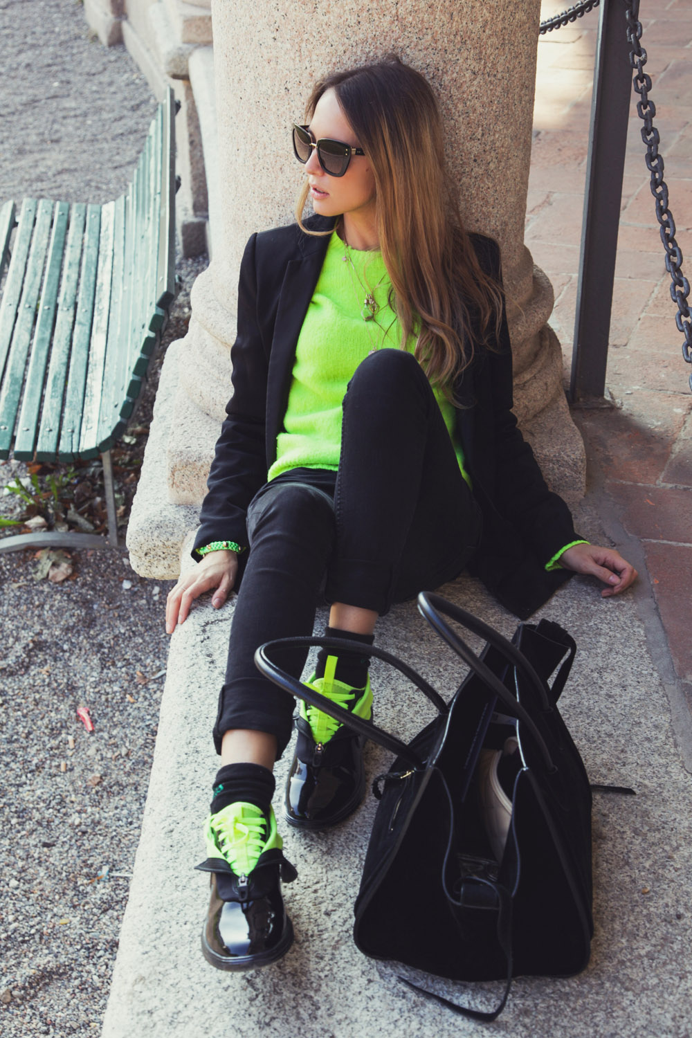 fluo polo sweater fall 2014