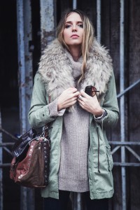 parka with fur