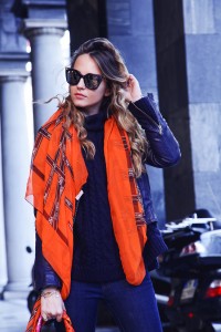 orange hermes foulard
