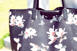 givenchy shopping bag flower and butterflay summer 2015