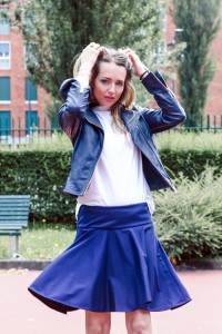 blu a-line skirt