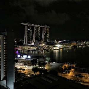 singapore marina bay by night