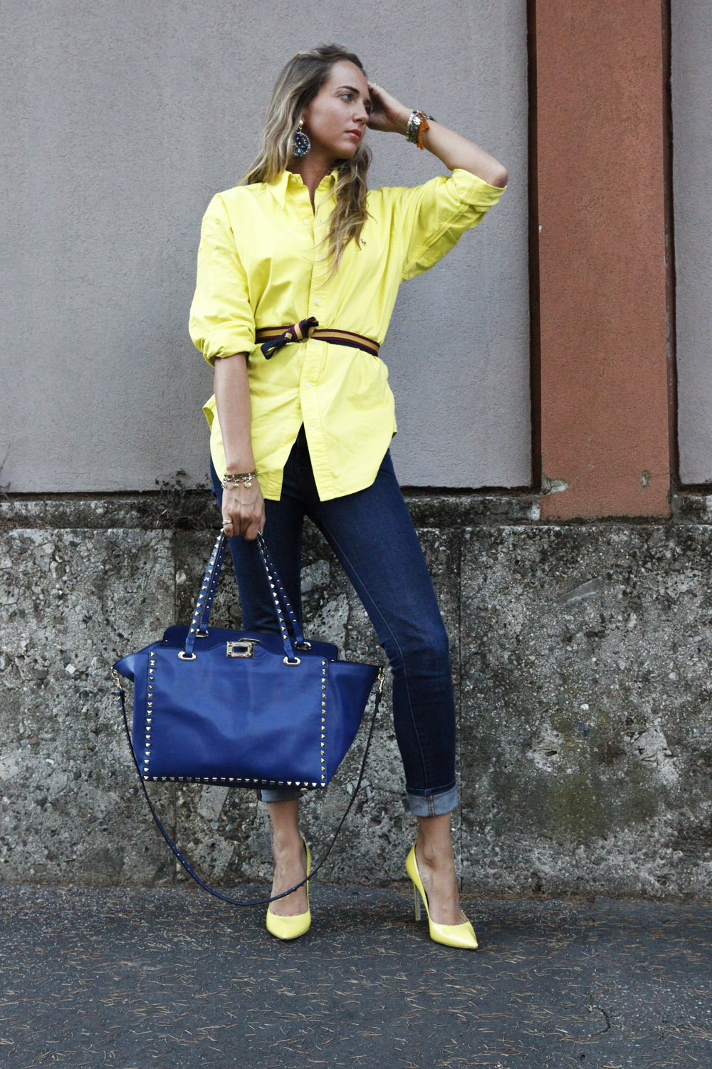yellow fashion accessories