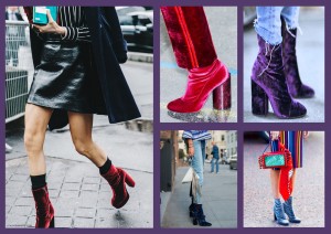 velvet purple boots